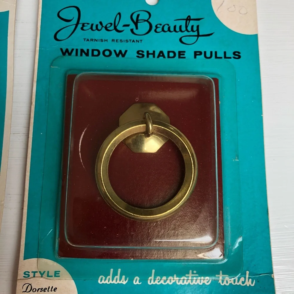 New Vintage Jewel Beauty Window Shade Pulls